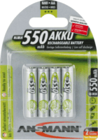 Ansmann maxE 550 mAh NiMh Újratölthető AAA elem (4db / csomag)