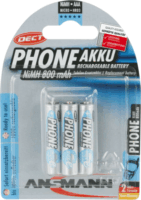 Ansmann maxE Dect 800 mAh NiMh Újratölthető AAA elem (3db / csomag)