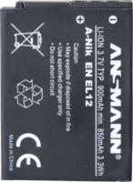 Ansmann A-Nik ENEL 12 akkumulátor Nikon fényképezőgépekhez 900mAh