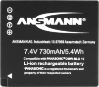 Ansmann A-Pan DMW-BLG 10 akkumulátor Panasonic fényképezőgépekhez 730mAh