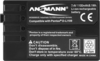 Ansmann A-Pen D Li 109 akkumulátor Pentax fényképezőgépekhez 1100mAh