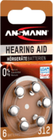 Ansmann PR41 Hallókészülék elem (6db/csomag)