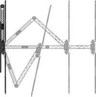 Hama Ultra Slim 32"-65" LCD TV/Monitor fali tartó Fekete