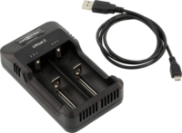 Ansmann Lithium 2 2x AA/AAA NiMH vagy 2x 3,6 V / 3,7 V Li-Ion Akkumulátor Töltő