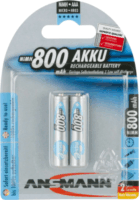 Ansmann NiMh Újratölthető 800 mAh AAA elem (2db / csomag)