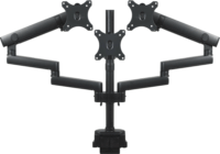 Maclean MC-811 17"-27" LCD TV/Monitor asztali tartó kar 3 monitorhoz Fekete