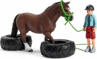 Schleich Pony Agility verseny figurákkal