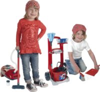 Theo Klein 6742 Vileda játék takarító állomás porszívóval
