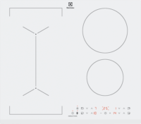 Electrolux LIV63431BW Indukciós főzőlap - Fehér