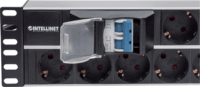 Intellinet 220V hálózati elosztó RACK PDU 19" 2U 16A 15 aljzatos 3.0m - Fekete
