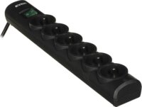 Ever OPTIMA 220V hálózati elosztó 6-os túlfeszültség védő 3.0m - Fekete