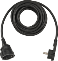 Brennenstuhl 1-es hosszabbítókábel derékszögű lapos dugasszal - 5 méter