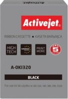 ActiveJet A-OKI320 (OKI 9002303) nyomtató Festékszalag 8mm x 1.6 m - Fekete