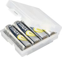 Ansmann újratölthető elem tároló doboz (4 db tárolására alkalmas)