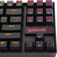 Redragon Kumara K552RGB-1 USB Mechanikus Gaming Billentyűzet HU - Fekete