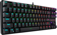 Redragon Kumara K552RGB-1 USB Mechanikus Gaming Billentyűzet HU - Fekete