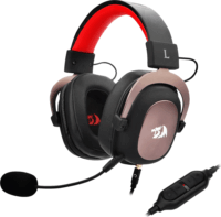 Redragon Zeus H510 7.1 Sorround Gaming Headset - Fekete/Piros