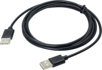 Akyga USB-A apa - USB-A apa Adat- és töltőkábel 1.8m - Fekete