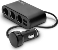 Savio SA-024 Autós szivargyújtó töltő elosztó 120W