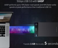 Ugreen 50422 2.5"-3.5" USB 3.0 Külső HDD ház - Fekete