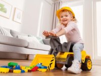 Big Power-Worker Maxi-Loader Homlokrakodó - Sárga