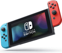 Nintendo Switch V2 2022 + Neon Kék és Neon Piros Joy-Con