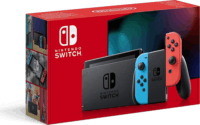 Nintendo Switch V2 2022 + Neon Kék és Neon Piros Joy-Con