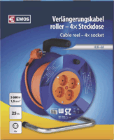 Emos P09225 4-es kábeldob 25m