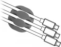 Delock 18297 Kábeltartó három kábelrendezovel 6 darabos készlet
