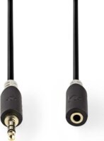 Nedis JACK - JACK kábel 1m (3,5 mm jack apa - 3,5 mm jack anya)