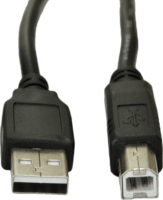 Akyga USB-A apa - USB-B apa Adatkábel 5m - Fekete