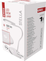 Emos Z7602W Stella 500lm LED Asztali Lámpa - Fehér