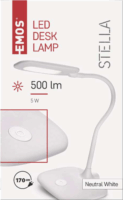 Emos Z7602W Stella 500lm LED Asztali Lámpa - Fehér