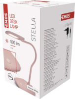 Emos Z7602P Stella 500lm LED Asztali Lámpa - Rózsaszín