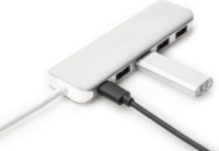 Digitus DA-70242-1 USB-C HUB (4+1 port) Ezüst