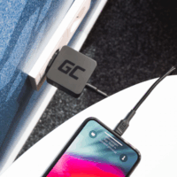 GC Power Stream USB-C apa - Lightning apa Adat- és töltőkábel 1m - Fekete