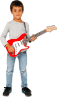 Bontempi 241300 Elektromos rock gitár - piros