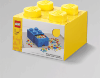 LEGO Brick Drawer 4 Tárolódoboz - Sárga