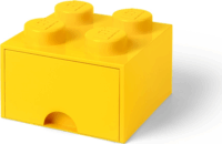 LEGO Brick Drawer 4 Tárolódoboz - Sárga