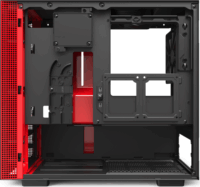 NZXT H210i Window Számítógépház - Fekete / Piros