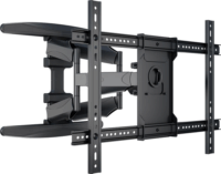 Multibrackets VESA Flexarm XL Full Motion Dual Slim 40"-85" LCD TV/Monitor fali tartó Fekete