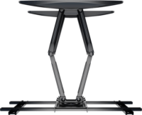 Multibrackets VESA Flexarm XL Full Motion Dual Slim 40"-85" LCD TV/Monitor fali tartó Fekete