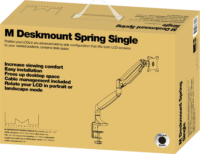 Multibrackets Spring Single 15"-27" LCD TV/Monitor asztali tartó kar - Fekete