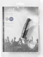 Nedis COTP15902BK XLR-csatlakozó 3 Tűs Fekete