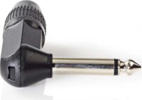 Nedis COTP23902BK Monó audiocsatlakozó: Hajlított 6.35 mm jack apa