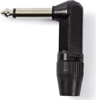 Nedis COTP23902BK Monó audiocsatlakozó: Hajlított 6.35 mm jack apa