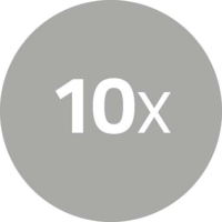 Nedis Telekommunikációs csatlakozó RJ11 Átlátszó - 10 db