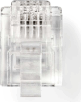 Nedis Telekommunikációs csatlakozó RJ11 Átlátszó - 10 db