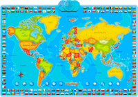 Zanzoon Az én világtérképem Földrajz Oktatójáték