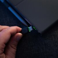 Green Cell Ray USB-A apa - USB-C apa Adat- és töltőkábel 1.2m - Fekete